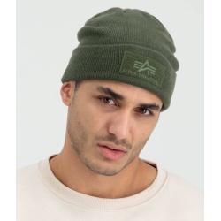 ALPHA INDUSTRIES Čiapka VLC Beanie - tmavo zelená (118943/257)