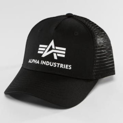 ALPHA INDUSTRIES Šiltovka Basic Trucker Cap - čierna (186902/03)