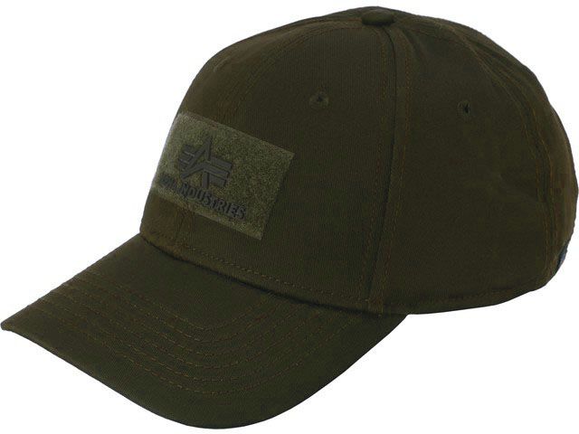 ALPHA INDUSTRIES Šiltovka Velcro Cap - dark green (168903/257)