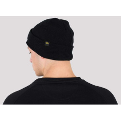 ALPHA INDUSTRIES Čiapka 3D Beanie - čierna (168910/03)