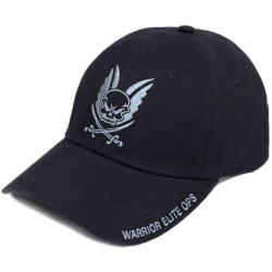 WARRIOR Šiltovka Logo Cap with Coyote black Embroidery - čierna (W-EO-CAP-BLK)