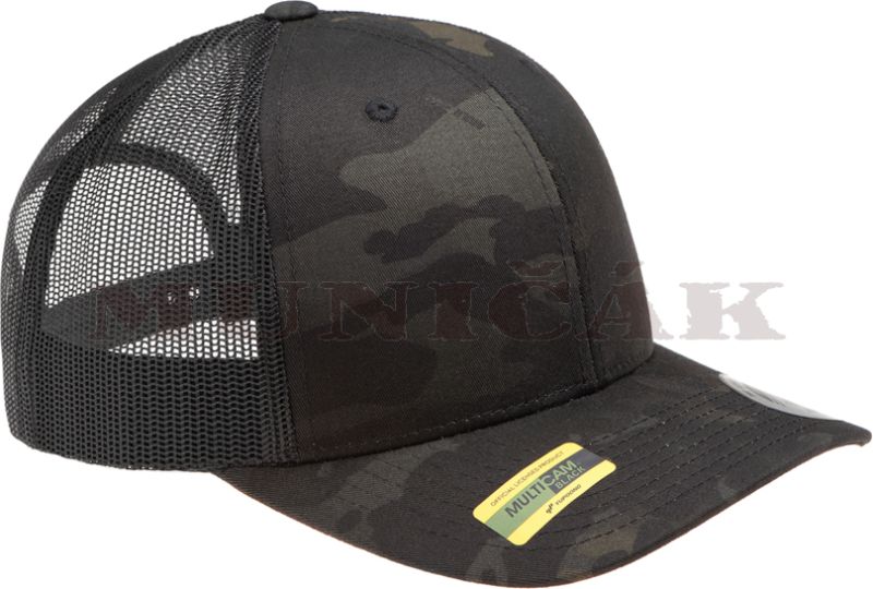 YUPOONG Šiltovka Retro Trucker - black multicam (35788)