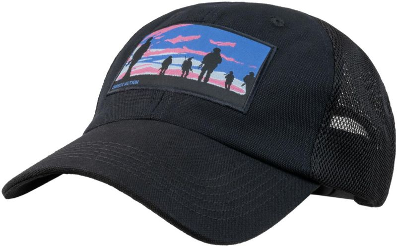 DIRECT ACTION Baseball šiltovka Sunset Feed - black (CP-SUNS-CTN-BLK)