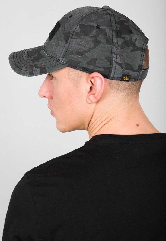 ALPHA INDUSTRIES Šiltovka VLC Cap Camo - black camo (168903C/125)