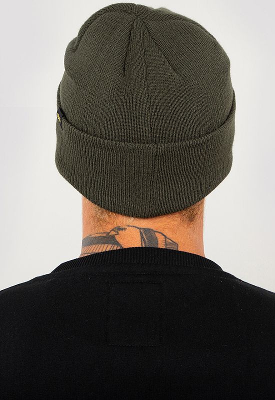 ALPHA INDUSTRIES Čiapka 3D Beanie - tmavo zelená (168910/257)