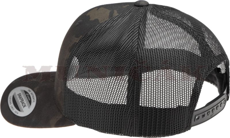 YUPOONG Šiltovka Retro Trucker - black multicam (35788)