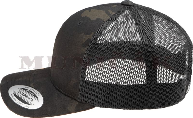 YUPOONG Šiltovka Retro Trucker - black multicam (35788)