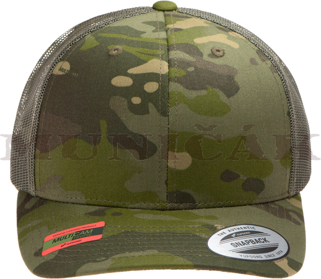 YUPOONG Šiltovka Retro Trucker - tropic multicam (35916)