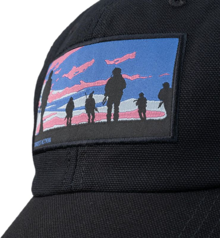 DIRECT ACTION Baseball šiltovka Sunset Feed - black (CP-SUNS-CTN-BLK)