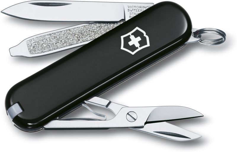 VICTORINOX Zatvárací nôž CLASSIC SD (v blistri) - čierny (0.6223.3B1)