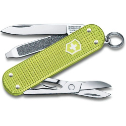 VICTORINOX Zatvárací nôž Classic SD Alox - lime twist (0.6221.241G)