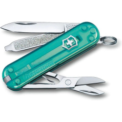 VICTORINOX Zatvárací nôž Classic SD Transparent - tropical surf (0.6223.T24G)