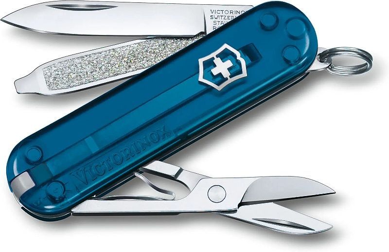 VICTORINOX Zatvárací nôž Classic SD Transparent - sky high (0.6223.T61G)