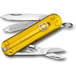 VICTORINOX Zatvárací nôž Classic SD Transparent - tuscan sun (0.6223.T81G)