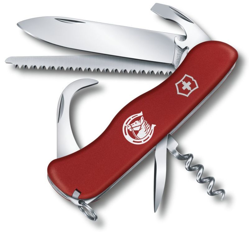 VICTORINOX Zatvárací nôž EQUESTRIAN - červený (0.8583)