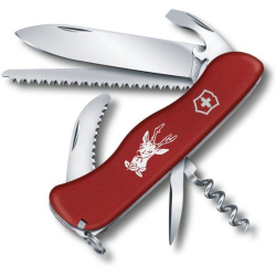 VICTORINOX Zatvárací nôž HUNTER - červený (0.8573)