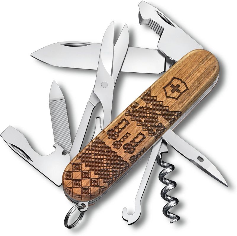 VICTORINOX Zatvárací nôž SWISS SPIRIT LE 2023 - walnut wood (1.3901.63L23)