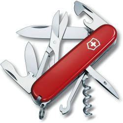 VICTORINOX Zatvárací nôž CLIMBER - červený (1.3703)