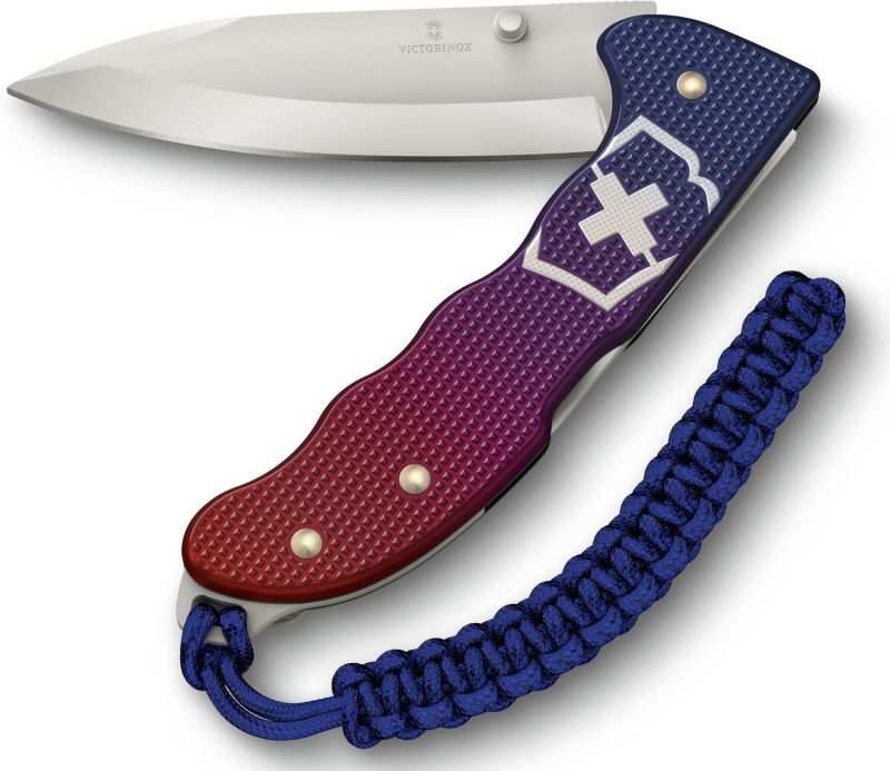 VICTORINOX Zatvárací nôž EVOKE ALOX - blue / red (0.9415.D221)