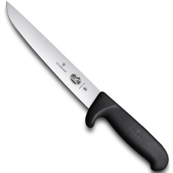 VICTORINOX Nárezový nôž Safety grip - čierny (5.5503.18L)