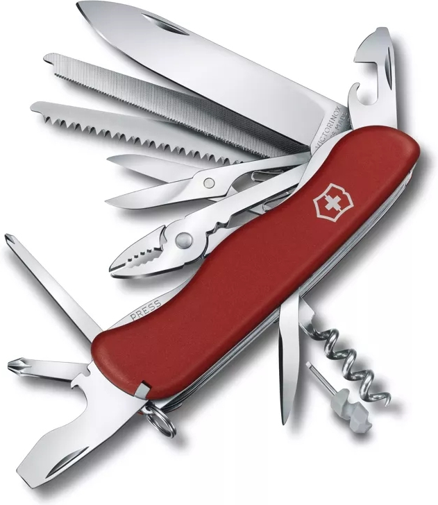 VICTORINOX Zatvárací nôž WORKCHAMP - red (0.8564)