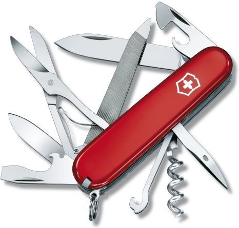 VICTORINOX Zatvárací nôž MOUNTAINEER - červený (673144)