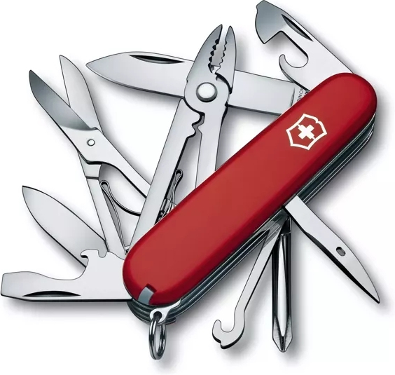 VICTORINOX Zatvárací nôž DELUXE TINKER - red (1.4723)