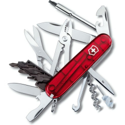 VICTORINOX Zatvárací nôž CYBER TOOL - červený (1.7725.T)