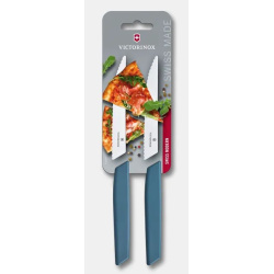 VICTORINOX Nôž SwissModern na steak a pizzu 12cm, 2ks - cornflower blue (6.9006.12W2B)