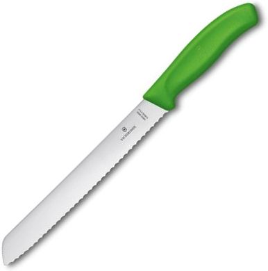 VICTORINOX Nôž SwissClassic na chlieb 21 cm - zelený (6.8636.21L4B)