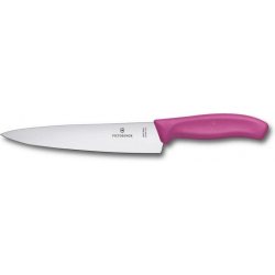 VICTORINOX Nôž kuchársky nárezový SwissClassic 19 cm (v blistri) - ružový (6.8006.19L5B)