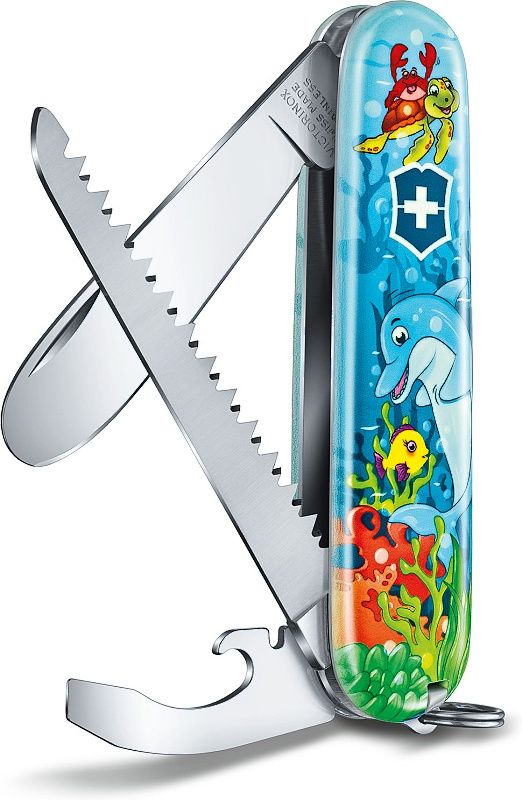 VICTORINOX Zatvárací nôž My First, 9F, detský - delfín (0.2373.E1)