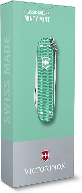 VICTORINOX Zatvárací nôž Classic SD Alox - minty mint (0.6221.221G)