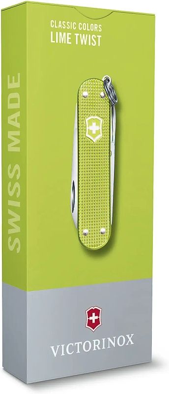 VICTORINOX Zatvárací nôž Classic SD Alox - lime twist (0.6221.241G)