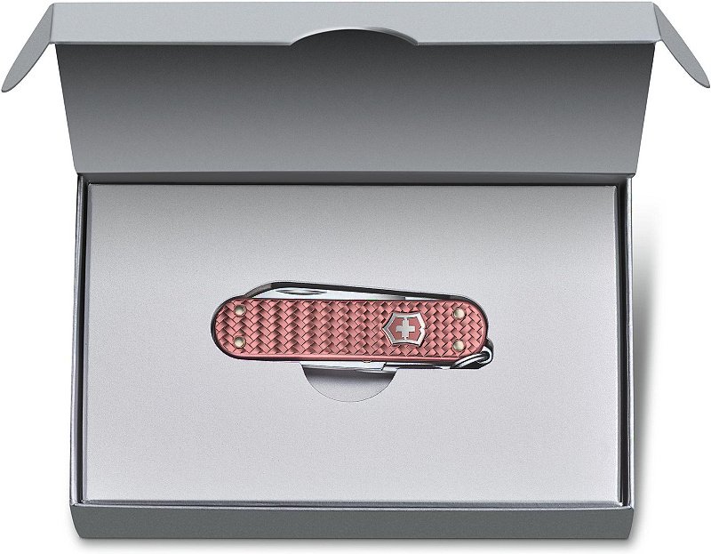 VICTORINOX Zatvárací nôž Classic SD Precious Alox - gentle rose (0.6221.405G)