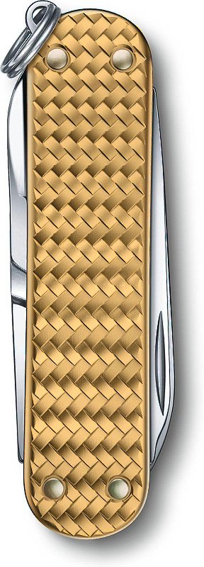 VICTORINOX Zatvárací nôž Classic SD Precious Alox - brass gold (0.6221.408G)