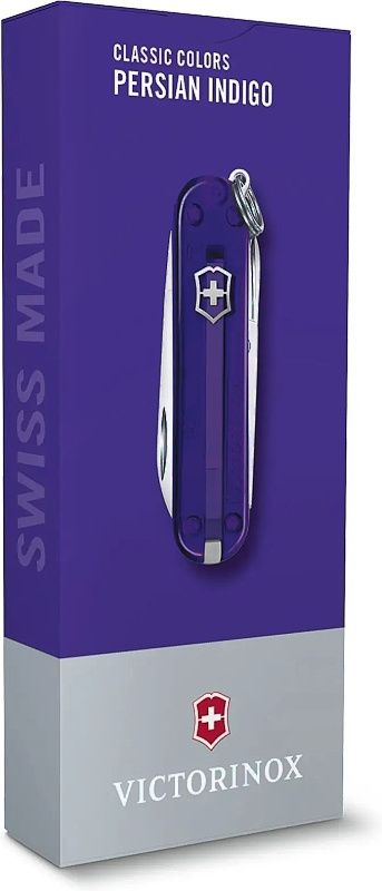 VICTORINOX Zatvárací nôž Classic SD Transparent - persian indigo (0.6223.T29G)