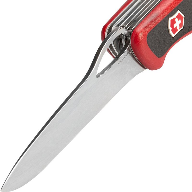 VICTORINOX Zatvárací nôž RangerGrip 57 Hunter - červený / čierny (0.9583.MC)