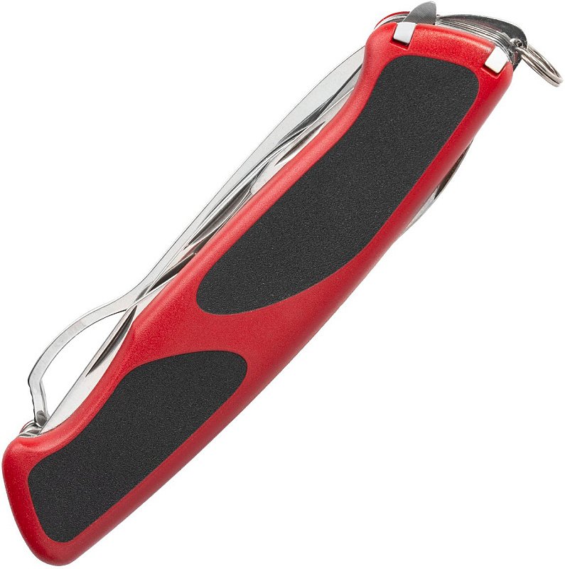 VICTORINOX Zatvárací nôž RangerGrip 57 Hunter - červený / čierny (0.9583.MC)