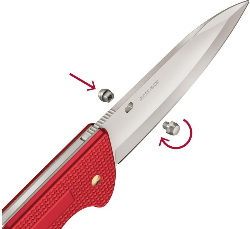 VICTORINOX Zatvárací nôž EVOKE ALOX - red (0.9415.D20)