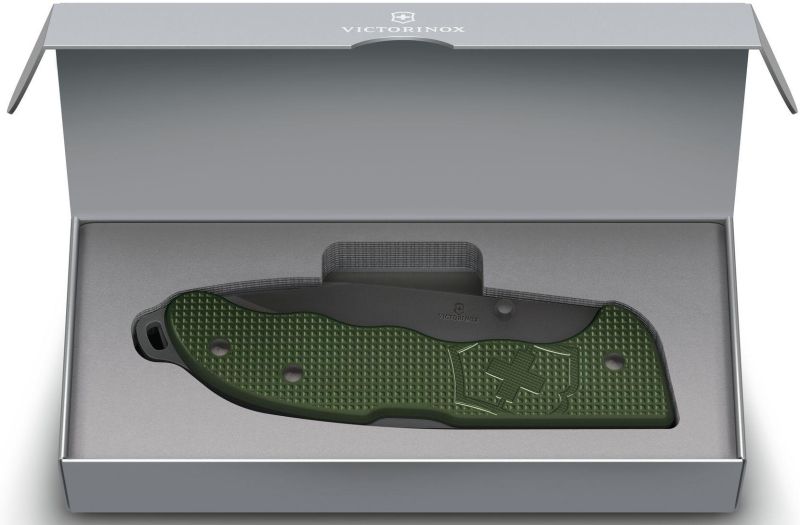 VICTORINOX Zatvárací nôž EVOKE BSH ALOX - olive (0.9425.DS24)