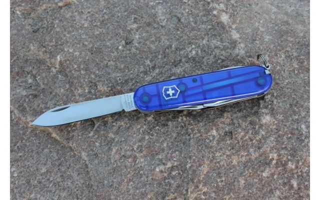 VICTORINOX Zatvárací nôž SPARTAN - modrý transparentný (1.3603.T2)