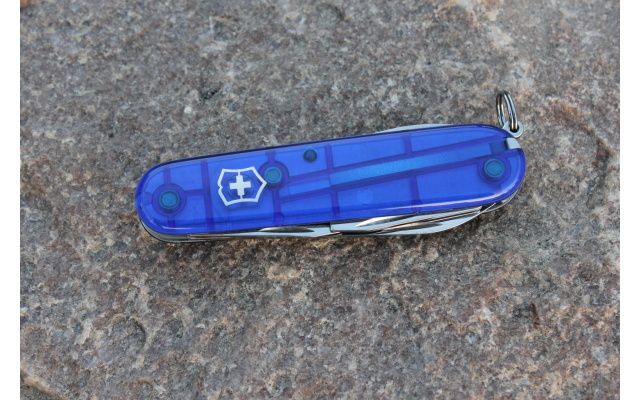 VICTORINOX Zatvárací nôž SPARTAN - modrý transparentný (1.3603.T2)