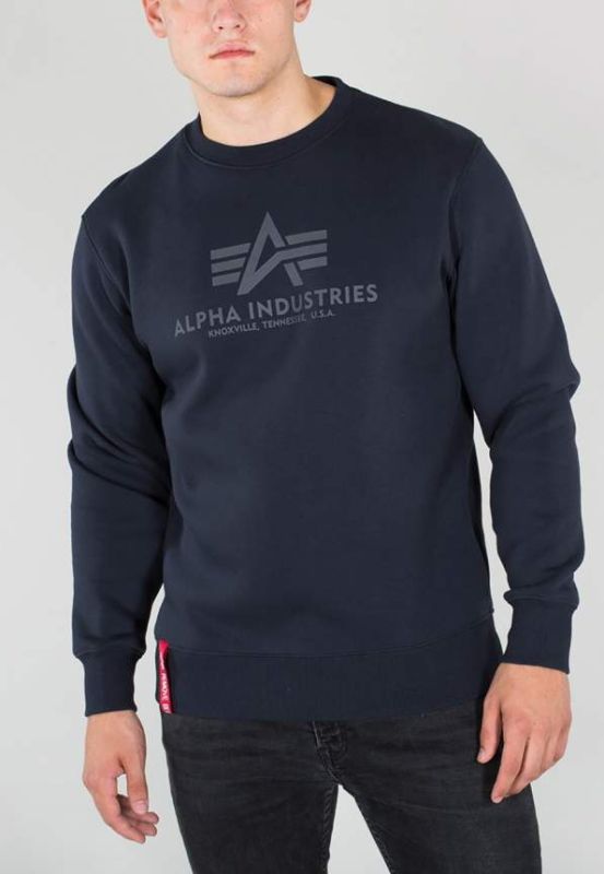 ALPHA INDUSTRIES Mikina Basic Sweater - modrá (178302/07)