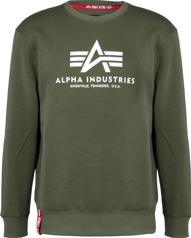 ALPHA INDUSTRIES Mikina Basic Sweater - dark green (178302/257)