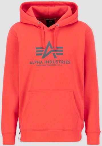 ALPHA INDUSTRIES Mikina Basic Hoody - radiant red (178312/711)