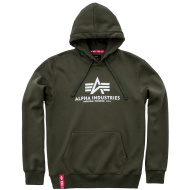 ALPHA INDUSTRIES Mikina Basic Hoody - dark green (178312/257)