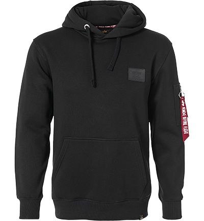 ALPHA INDUSTRIES Mikina Back Print Hoody - čierna (178318/03)