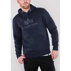 ALPHA INDUSTRIES Mikina Basic Hoody - modrá (178312/07)