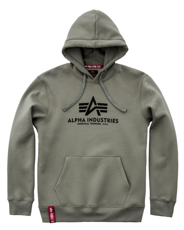 ALPHA INDUSTRIES Mikina Basic Hoody - olivová (178312/11)